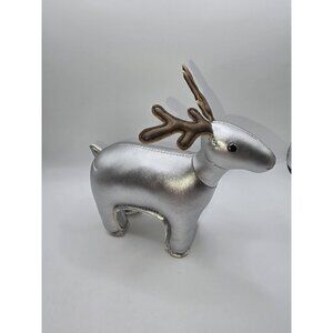 Zuny Reindeer Bookend Paperweight Silver Metallic Animal Special Edition